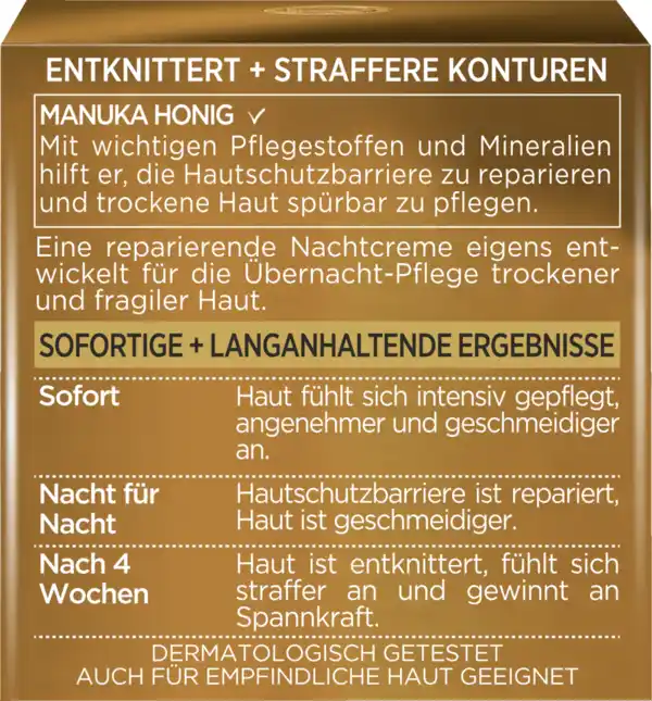 Bild 2 von L’Oréal Paris Age Perfect Gesichtscreme Extra-Reichhaltig Manuka Honig Nachtpflege, 50 ml