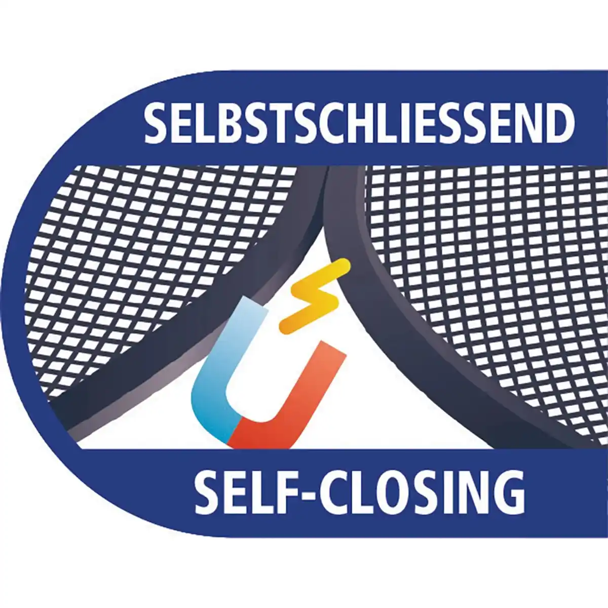 Bild 4 von tesa® Selbstschließender Magnetvorhang 1,00 m x 2,20 m Anthrazit