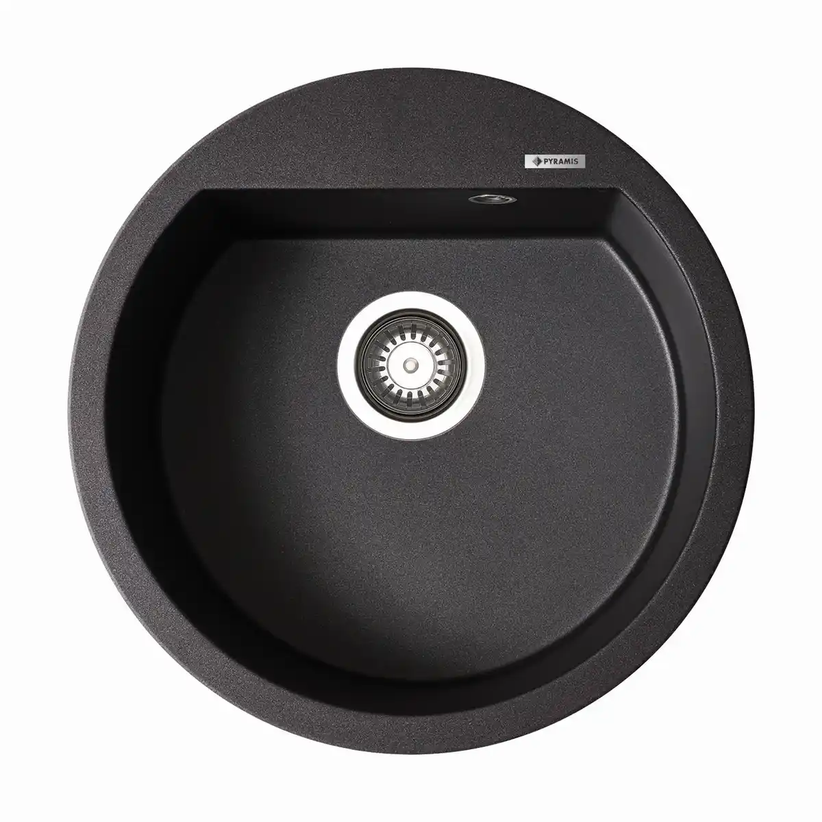 Bild 1 von Pyramis Einbauspüle 'Alazia' schwarz Ø 51 cm