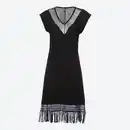 Bild 3 von Damen-Kleid mit Mesh-Einsatz am Ausschnitt