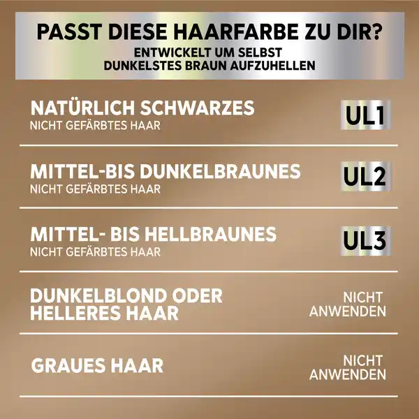 Bild 4 von Garnier Nutrisse Nutrisse Blonde Lift Karamell Toffee - Aufhellung für dunkles Haar UL2