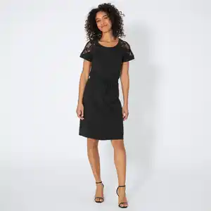 Damen-Kleid mit Spitzeneinsatz