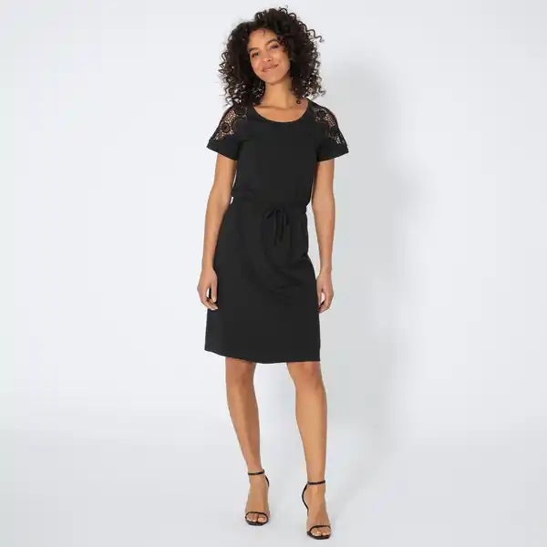 Bild 1 von Damen-Kleid mit Spitzeneinsatz