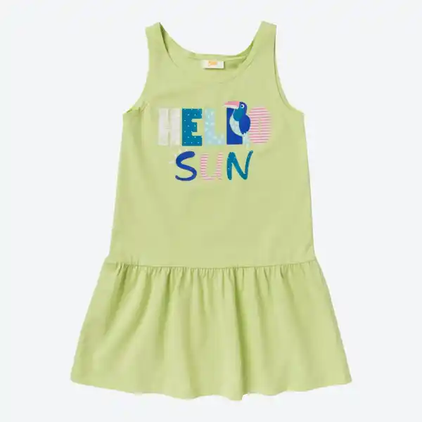 Bild 2 von Kinder-Mädchen-Kleid mit Frontaufdruck