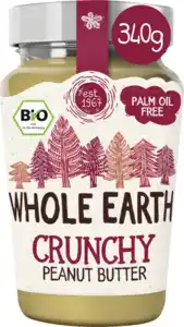 Whole Earth Bio Crunchy Peanut Butter, 340 g