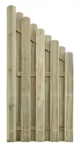Sichtschutzzaun Fulda 90 x 180 cm, Abstufung, kesseldruckimprägniert