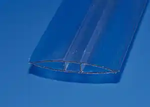 Gutta Polycarbonat H-Profil 250 cm 6 mm klar
