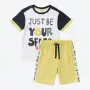 Bild 2 von Kinder-Jungen-Set mit Frontaufdruck, 2-teilig