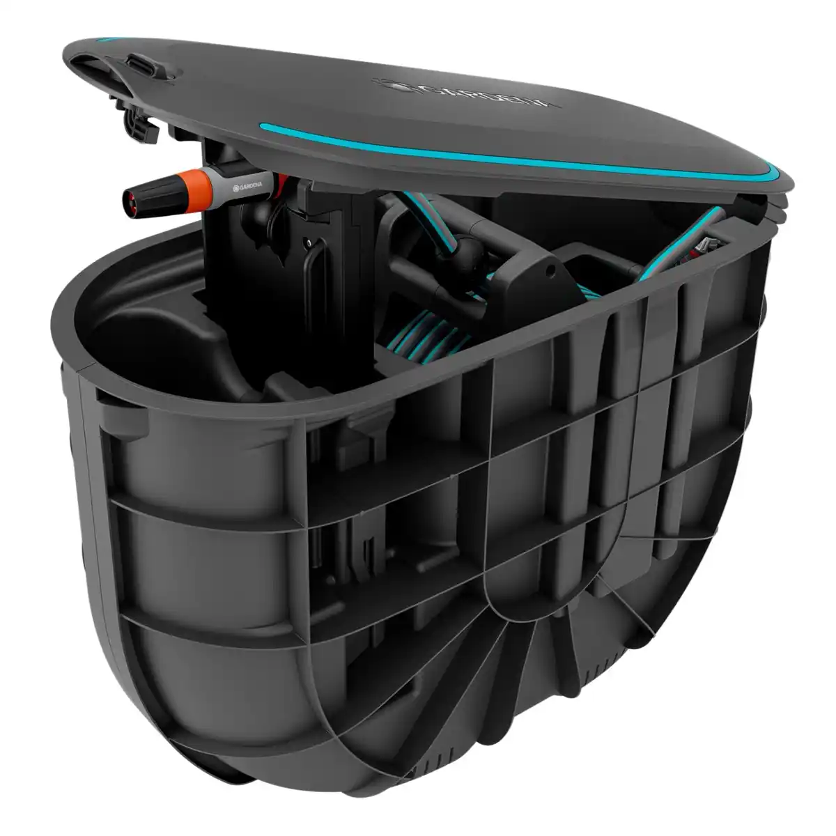 Bild 1 von Gardena Undercover Schlauchbox RollUp M Komplettset