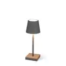 Bild 1 von Akku-LED-Tischleuchte grau Touch-Dimmer 240 lm, 30 cm