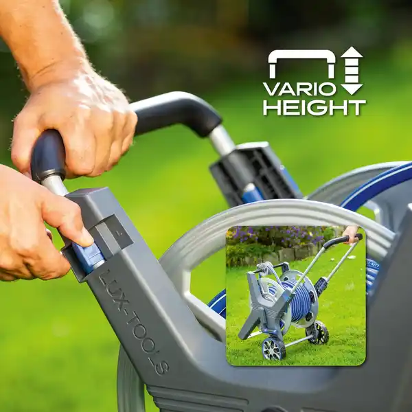 Bild 4 von LUX Schlauchwagen-Set Pro Metalltrommel mit Schlauch 30 m