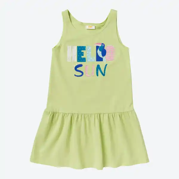 Bild 3 von Kinder-Mädchen-Kleid mit Frontaufdruck