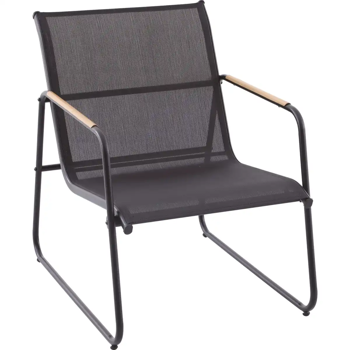 Bild 2 von Balkonmöbel-Set Whitton 3-teilig Stahl Schwarz-Anthrazit