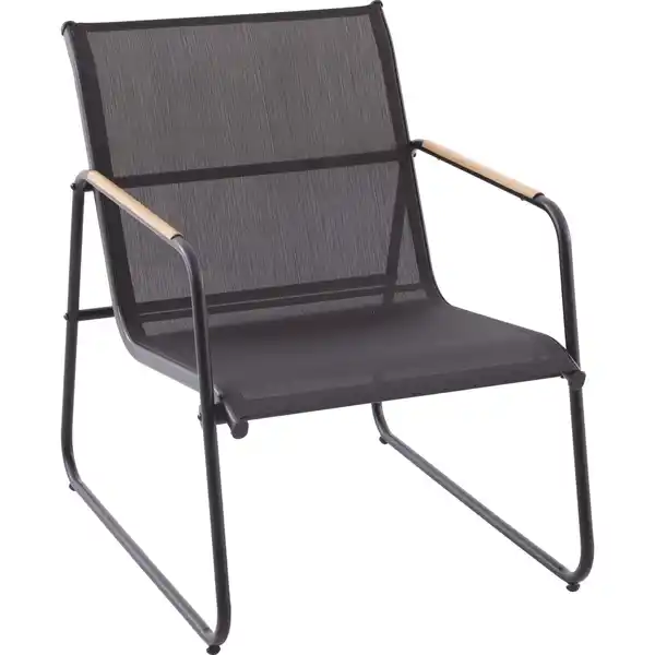 Bild 2 von Balkonmöbel-Set Whitton 3-teilig Stahl Schwarz-Anthrazit