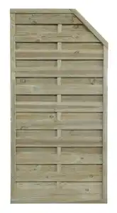 Sichtschutzzaun Rügen 90 x 180 cm, Abstufung, kesseldruckimprägniert