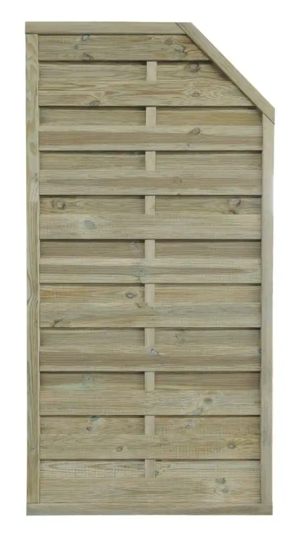 Bild 1 von Sichtschutzzaun Rügen 90 x 180 cm, Abstufung, kesseldruckimprägniert