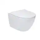 Bild 1 von VEROSAN PRO Wand-WC 'Nakia Twister Flush' spülrandlos inkl. WC-Sitz weiß