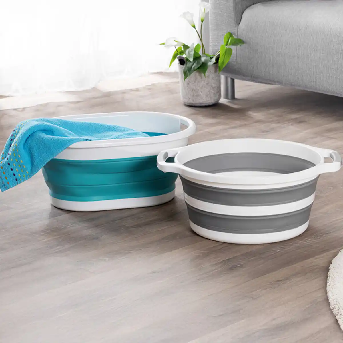 Bild 1 von Toptex Faltbarer Wäschekorb