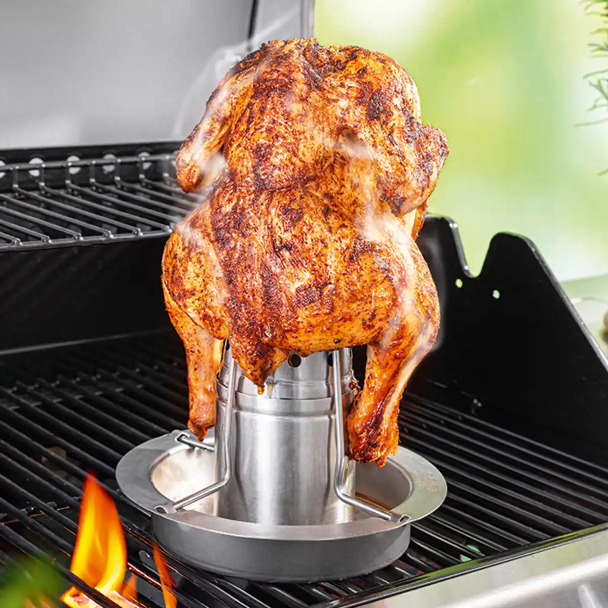 Bild 1 von Grill Gourmet Edelstahl-Hähnchengriller