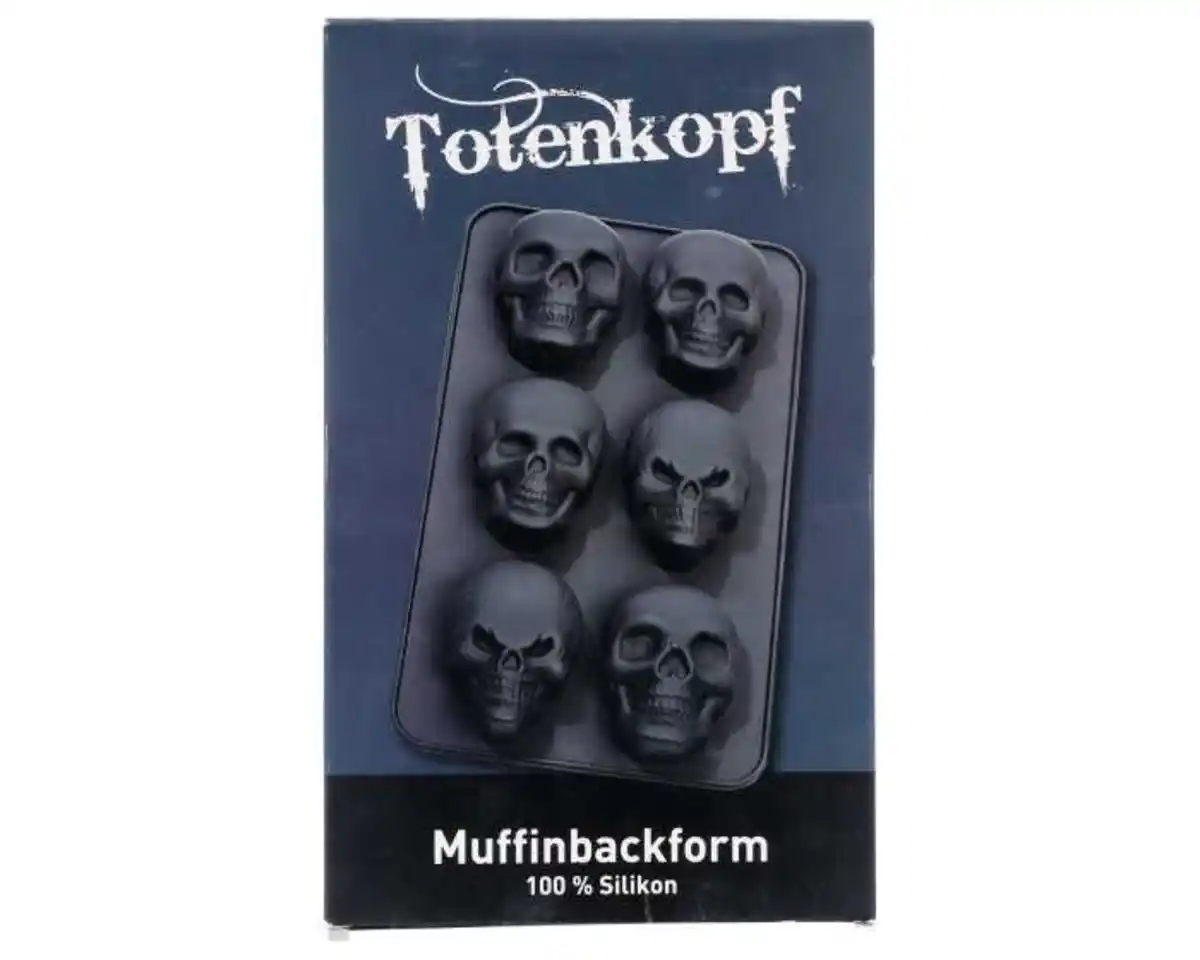Bild 1 von Totenkopf Muffinbackform Silikon
