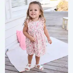 Baby-Mädchen-Kleid ohne Arme
