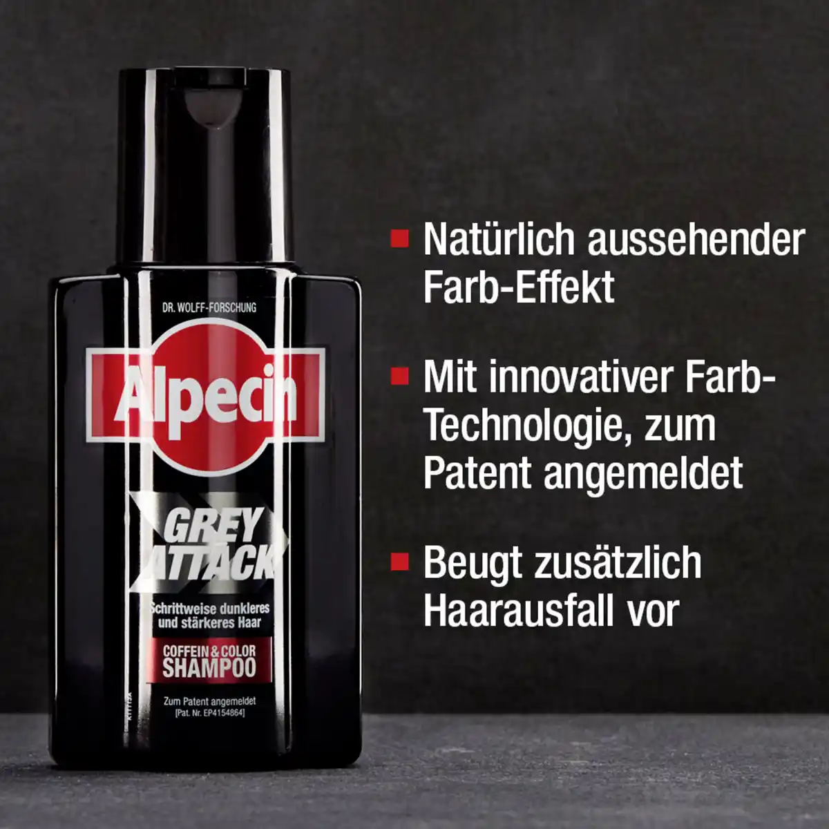 Bild 3 von Alpecin Grey Attack Coffein + Color Shampoo, 200 ml