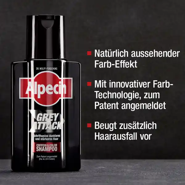 Bild 3 von Alpecin Grey Attack Coffein + Color Shampoo, 200 ml