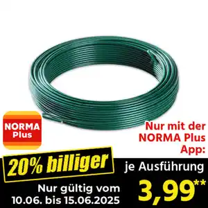 Powertec Garden Bindedraht auf Rolle 40 m