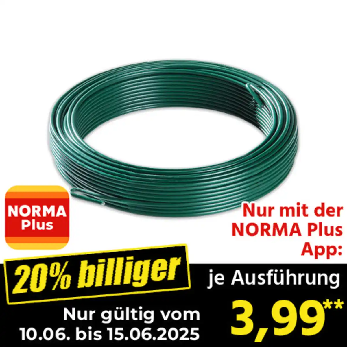 Bild 1 von Powertec Garden Bindedraht auf Rolle 40 m