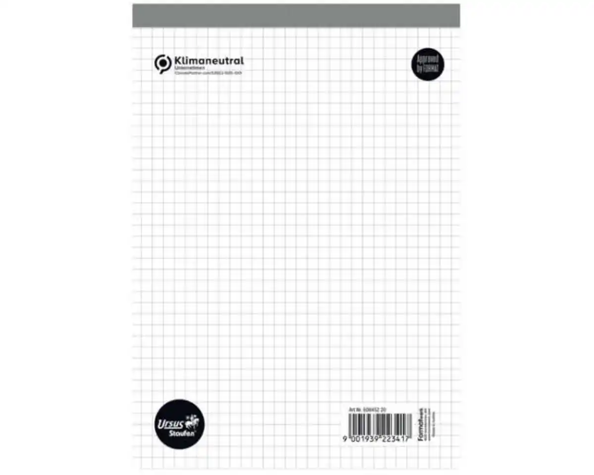 Bild 1 von Notizblock A5 ohne Deckblatt kariert