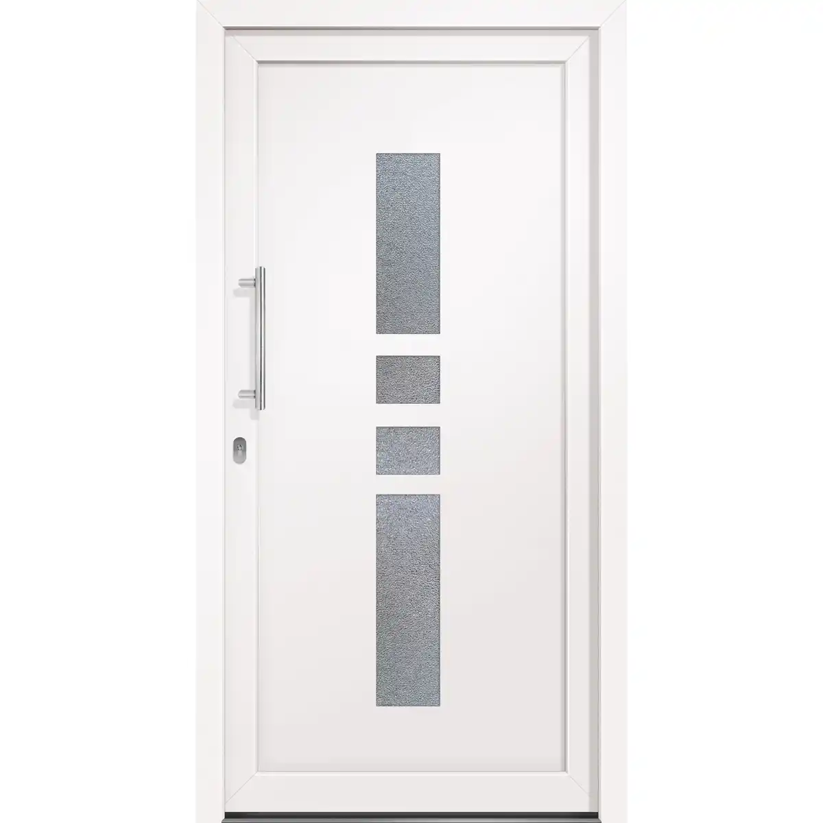 Bild 1 von Roro Kunststoffhaustür 'Boston' weiß 1000 x 2100 mm DIN L