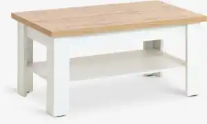 Couchtisch MARKSKEL 60x110 weiß/eiche