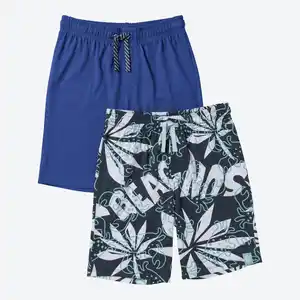 Kinder-Jungen-Bermudas aus Baumwolle, 2er-Pack