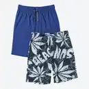 Bild 1 von Kinder-Jungen-Bermudas aus Baumwolle, 2er-Pack