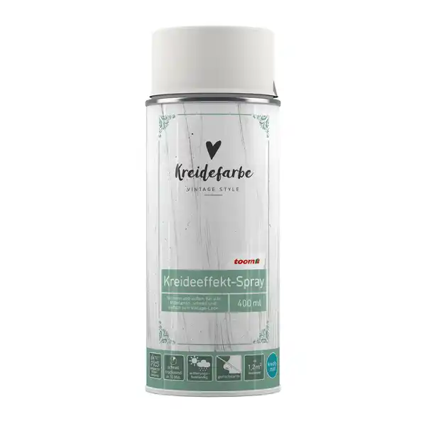 Bild 1 von toom Kreideeffekt-Spray kreideweiß matt 400 ml