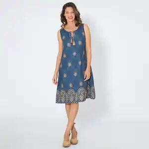Damen-Kleid mit Tasseln