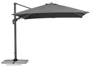 Schneider Sonnenschirm Rhodos Twist anthrazit 300 x 300 cm