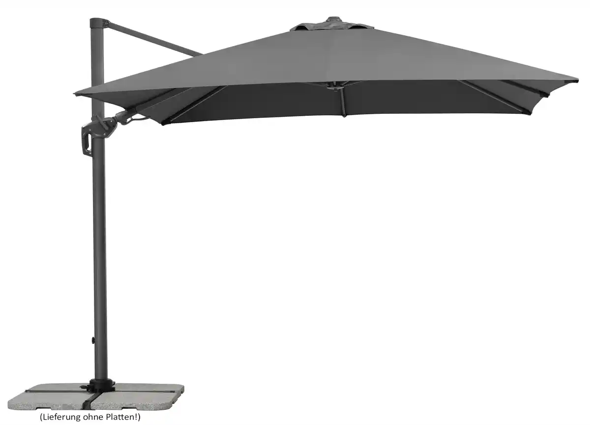 Bild 1 von Schneider Sonnenschirm Rhodos Twist anthrazit 300 x 300 cm
