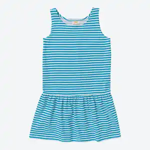 Kinder-Mädchen-Kleid im Streifen-Design
