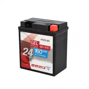 Cartec Gel Motorradbatterie YTX7L-BS 7Ah 160A