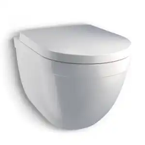 Wand-WC 'Raumspar' inklusive WC-Sitz weiß