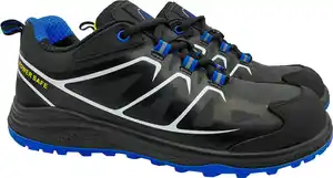 Sicherheitshalbschuh TOBI S1P schwarz-blau-gelb