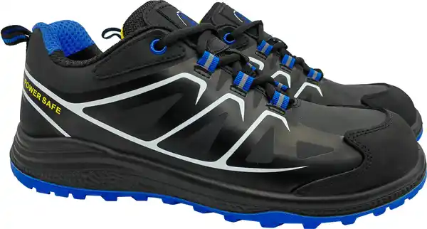 Bild 1 von Sicherheitshalbschuh TOBI S1P schwarz-blau-gelb