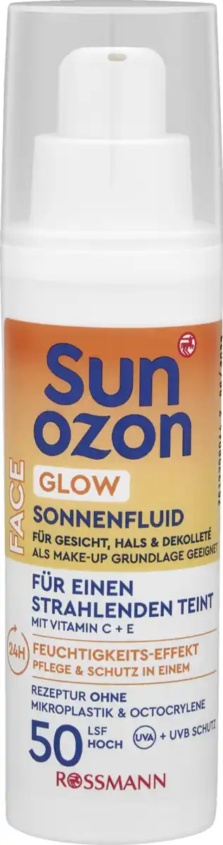 Bild 1 von sunozon Sonnenfluid Glow LSF 50, 50 ml