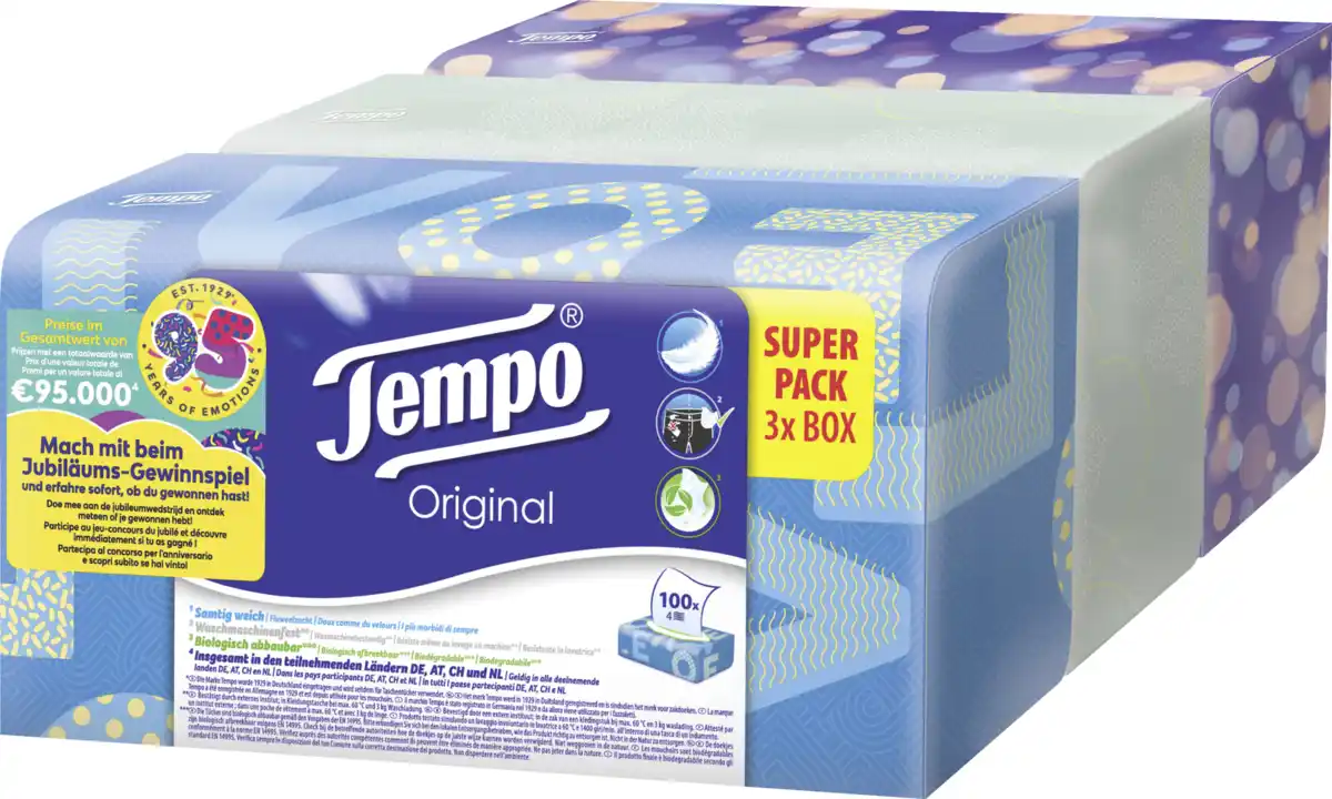 Bild 1 von Tempo Tachentücher Trio-Box