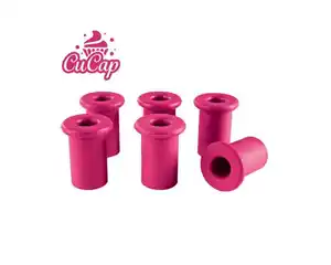 CuCap Backförmchen-Set 6-teilig aus Silikon