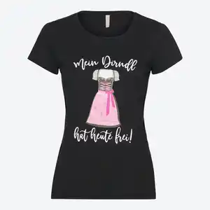 Damen-T-Shirt mit Trachten-Frontaufdruck