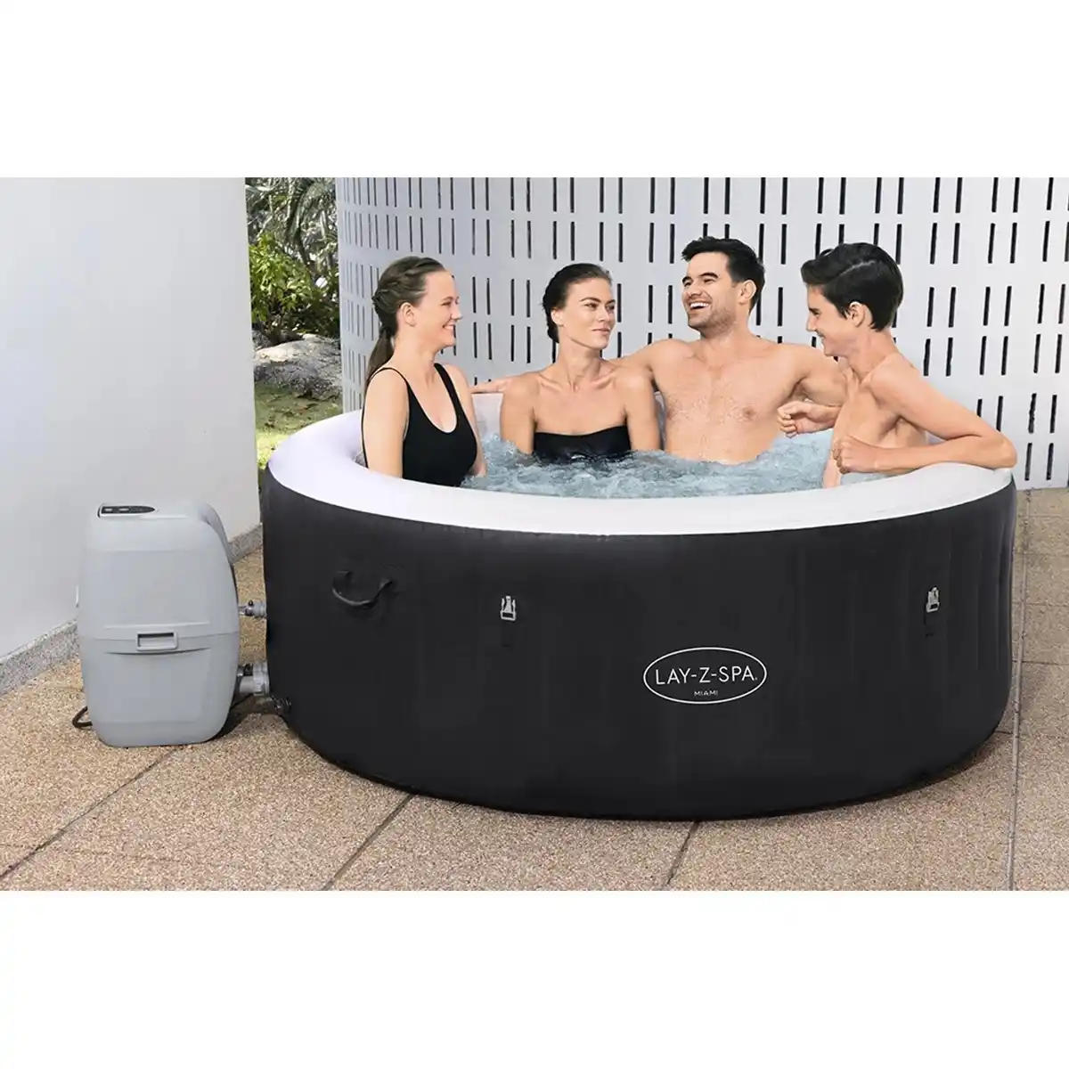 Bild 2 von Bestway Whirlpool Lay-Z-Spa Miami AirJet Ø 180 cm x 66 cm Rund