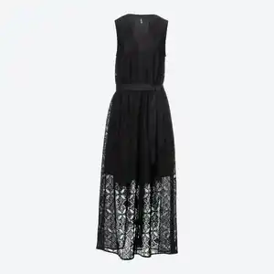 Damen-Spitzenkleid mit Gürtel