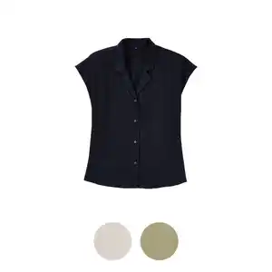 UP2FASHION WOMEN Damen Viskose, Leinen Bluse